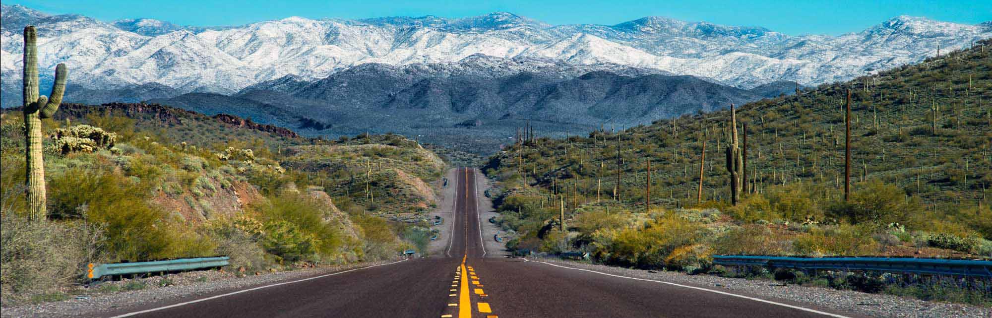 photo of road stretching to horizon